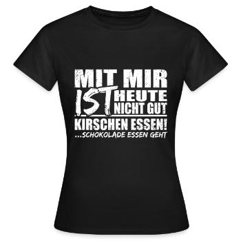 lustiger Spruch - Frauen T-Shirt - Schwarz - Vorne - AI Model Female 172 dark (172cm)