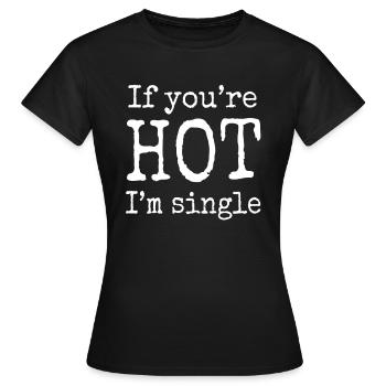 funny saying funny sayings - Women's T-Shirt - black - Front - AI Model Female 172 dark (172cm)