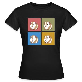 cobayes - T-shirt Femme - noir - Devant - AI Model Female 172 dark (172cm)