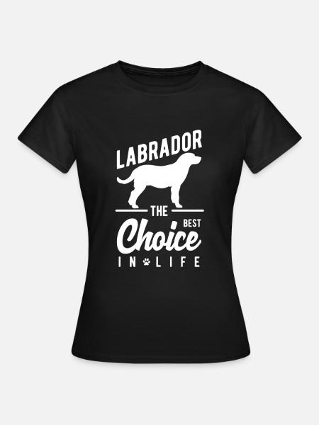 labradorinnoutaja - Naisten t-paita - musta