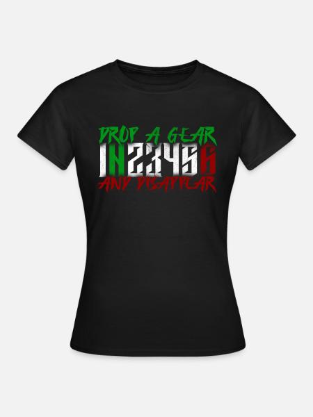 Motorrad - Frauen T-Shirt - Schwarz