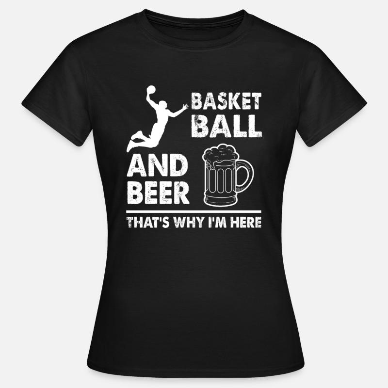 basketball - Dame-T-shirt - sort