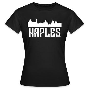 Neapel Italien - Frauen T-Shirt - Schwarz - Vorne - AI Model Female 172 dark (172cm)