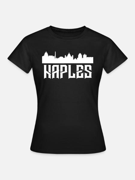 Neapel Italien - Frauen T-Shirt - Schwarz
