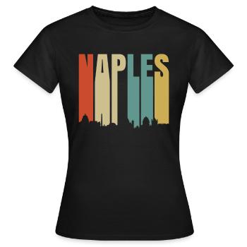 Neapel Italien - Frauen T-Shirt - Schwarz - Vorne - AI Model Female 172 dark (172cm)