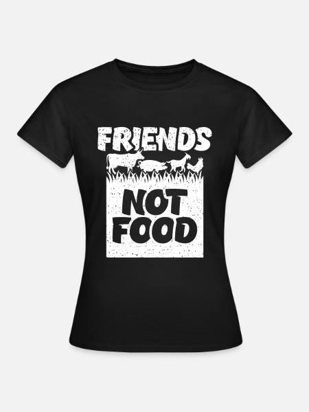 Vegan - Frauen T-Shirt - Schwarz