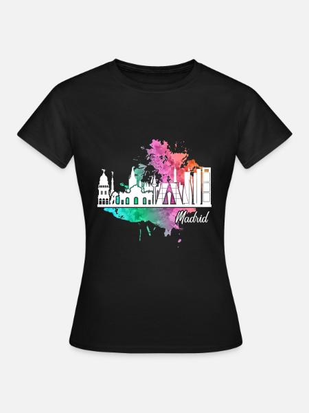 Madrid - Frauen T-Shirt - Schwarz