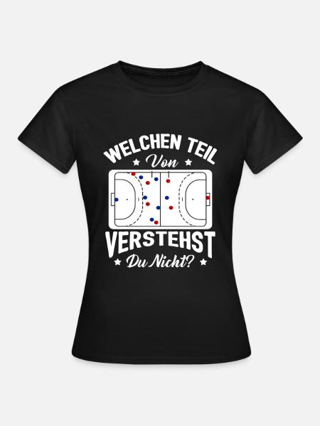 Handball - Frauen T-Shirt - Schwarz