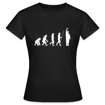 referee - Women's T-Shirt - black - Front - AI Model Female 172 dark (172cm)
