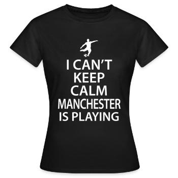 Manchester - Women's T-Shirt - black - Front - AI Model Female 172 dark (172cm)