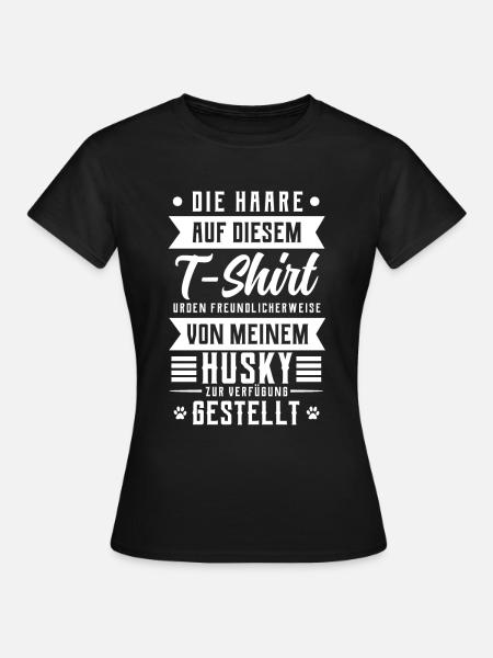 Husky - Frauen T-Shirt - Schwarz