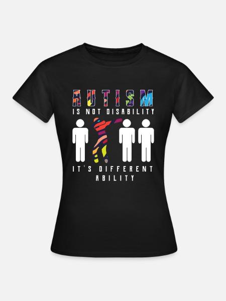 Autismus - Frauen T-Shirt - Schwarz