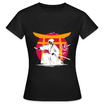 Japan - Women's T-Shirt - black - Front - AI Model Female 172 dark (172cm)