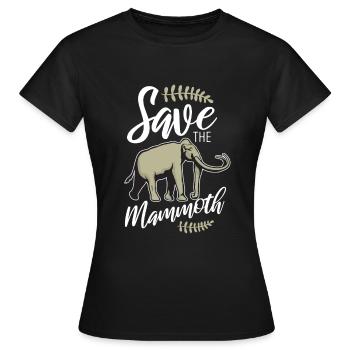 mammouth - T-shirt Femme - noir - Devant - AI Model Female 172 dark (172cm)