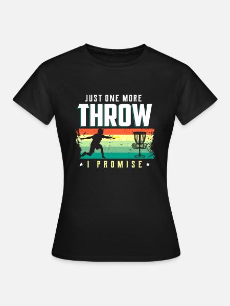 Frisbee - Frauen T-Shirt - Schwarz