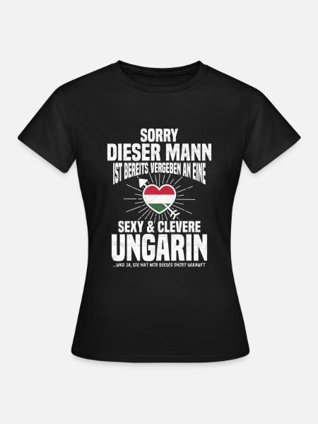 Ungarn Ungarn Geschenk Ungarn Geschenk Ungarn Lieb - Frauen T-Shirt - Schwarz
