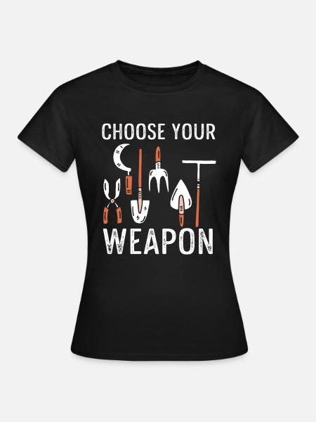 Gärtner - Frauen T-Shirt - Schwarz