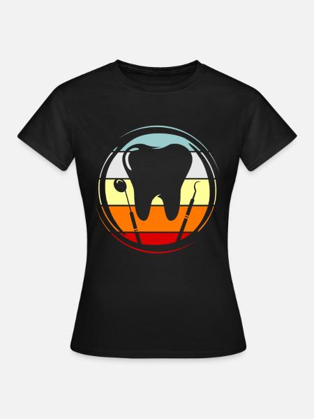 Zahnarzt - Frauen T-Shirt - Schwarz