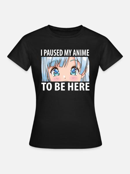 Anime - Frauen T-Shirt - Schwarz
