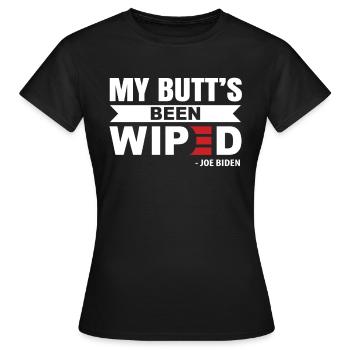Joe Biden - T-shirt Femme - noir - Devant - AI Model Female 172 dark (172cm)