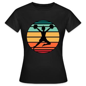 Cheerleading - T-shirt Femme - noir - Devant - AI Model Female 172 dark (172cm)