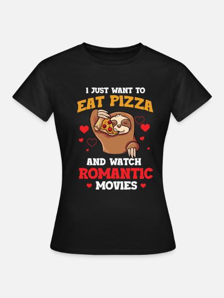 Faultier - Frauen T-Shirt - Schwarz