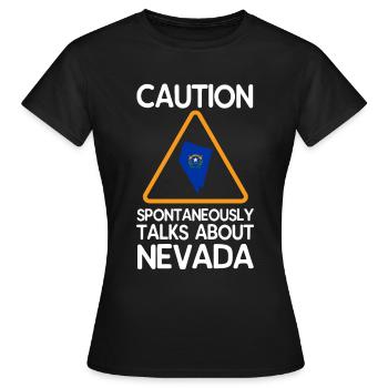 Nevada - Frauen T-Shirt - Schwarz - Vorne - AI Model Female 172 dark (172cm)