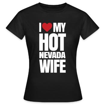 Nevada - Frauen T-Shirt - Schwarz - Vorne - AI Model Female 172 dark (172cm)