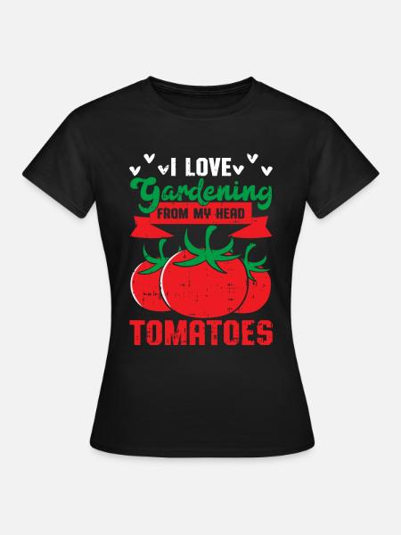 Tomate - Frauen T-Shirt - Schwarz