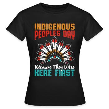 Christopher Columbus - Frauen T-Shirt - Schwarz - Vorne - AI Model Female 172 dark (172cm)
