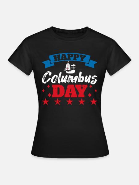 Christopher Columbus - Frauen T-Shirt - Schwarz