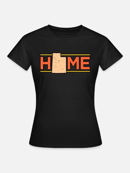 Utah haus geschenk - Frauen T-Shirt - Schwarz