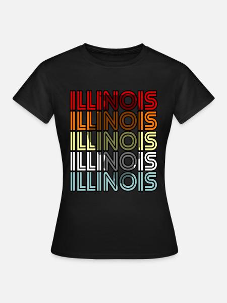 Illinois bewohner geschenk - Frauen T-Shirt - Schwarz