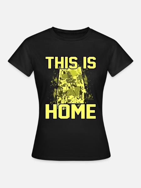Startseite Alabama Geschenk - Frauen T-Shirt - Schwarz