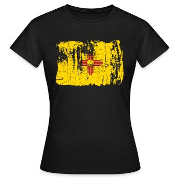 New Mexico Home Geschenk - Frauen T-Shirt - Schwarz - Vorne - AI Model Female 172 dark (172cm)