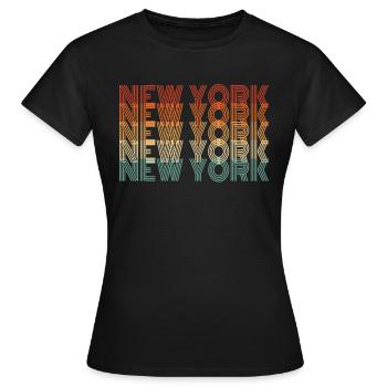 Geschenk Für Einwohner Von New York - Frauen T-Shirt - Schwarz - Vorne - AI Model Female 172 dark (172cm)
