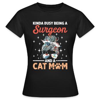 Chirurg - Frauen T-Shirt - Schwarz - Vorne - AI Model Female 172 dark (172cm)