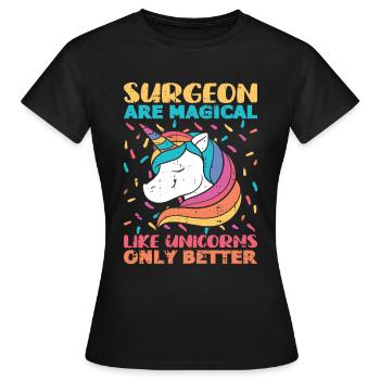 Chirurg - Frauen T-Shirt - Schwarz - Vorne - AI Model Female 172 dark (172cm)
