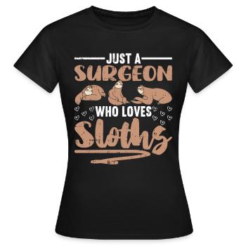 Chirurg - Frauen T-Shirt - Schwarz - Vorne - AI Model Female 172 dark (172cm)