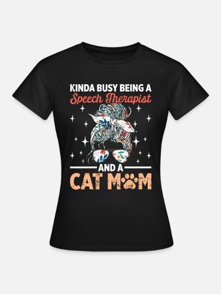 Sprachtherapeut Logopäde Geschenk - Frauen T-Shirt - Schwarz