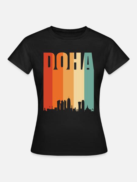 Doha - Frauen T-Shirt - Schwarz