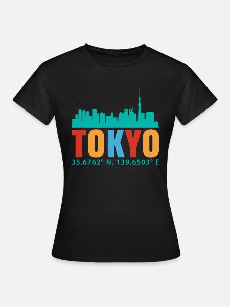 Tokio - Frauen T-Shirt - Schwarz