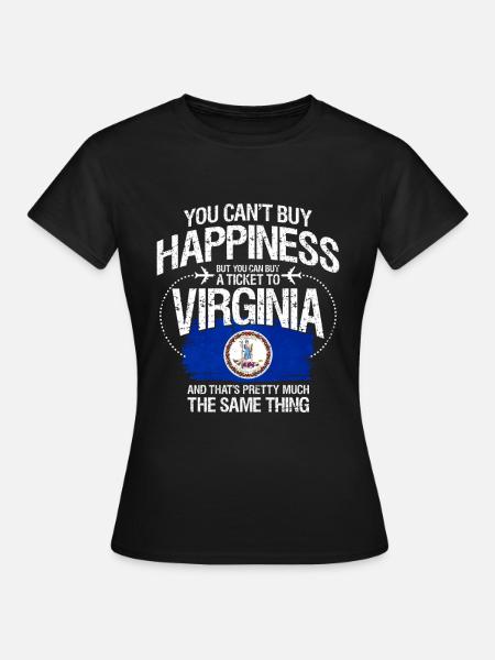 Virginia - Frauen T-Shirt - Schwarz