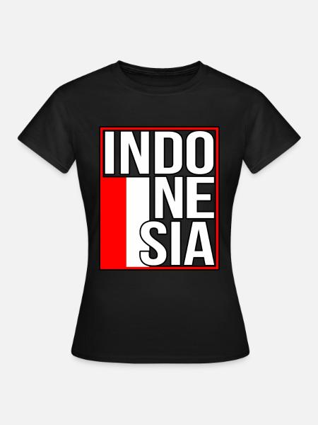 Indonesien - Frauen T-Shirt - Schwarz