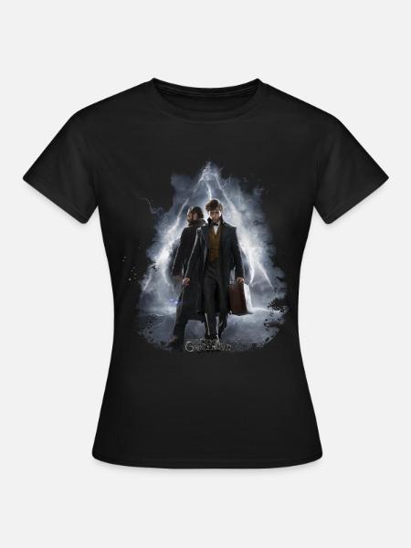 Fantastic Beasts Scamander and Dumbledore - Women's T-Shirt - black