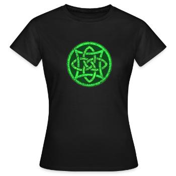 Celtes Celtes Celtique Symbole celtique - T-shirt Femme - noir - Devant - AI Model Female 172 dark (172cm)