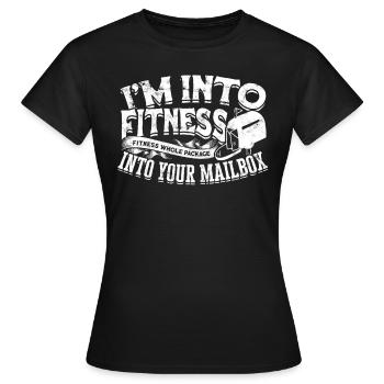 Postman Postman Post Gift Letter Parcel - Women's T-Shirt - black - Front - AI Model Female 172 dark (172cm)
