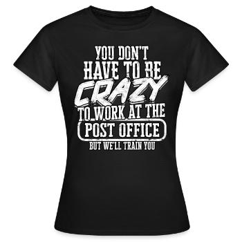 Postman Postman Post Gift Letter Parcel - Women's T-Shirt - black - Front - AI Model Female 172 dark (172cm)