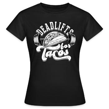 Deadlift Fitlochness Deadlift Gym - T-shirt Femme - noir - Devant - AI Model Female 172 dark (172cm)