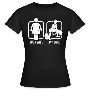 Deadlift Fitlochness Deadlift Gym - T-shirt Femme - noir - Devant - AI Model Female 172 dark (172cm)